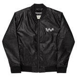 Leather Bomber Jacket TGAV8