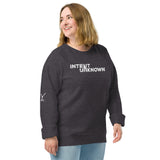 Unisex organic raglan sweatshirt - Intent Unknown
