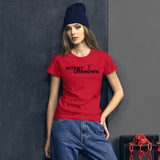 Women's short sleeve Intent Unknown t-shirt