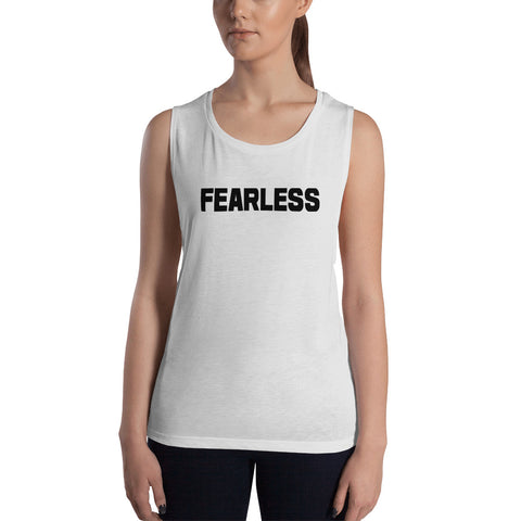 Ladies’ Muscle Tank 'Fearless' - Youthful Ambition YA